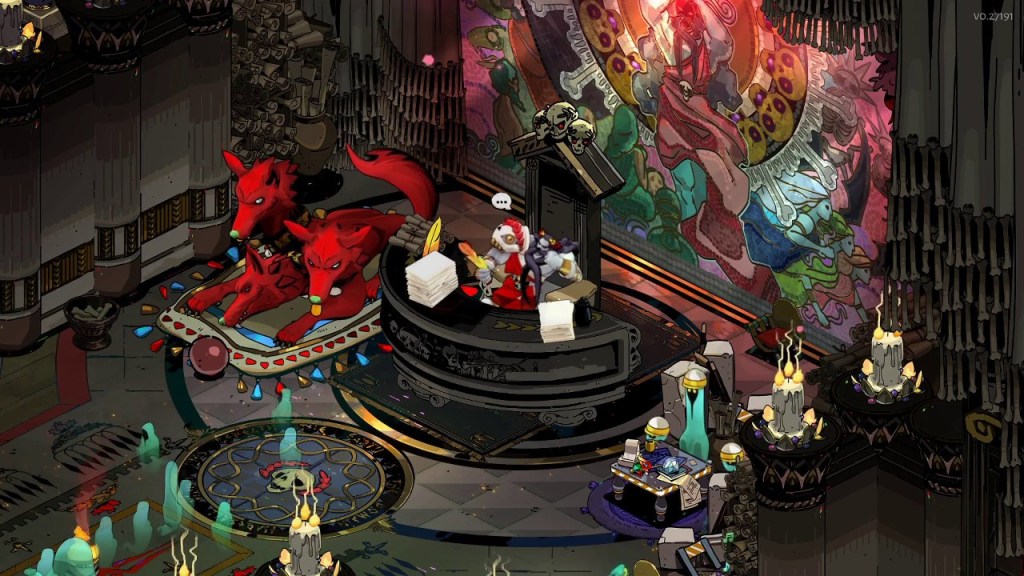 To show the art style of the game described